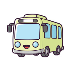 Yellow School Bus Clipart Illustration