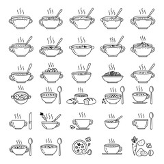 winter soop, hot tea, soop silhouette pack