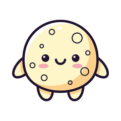 Fototapeta premium Adorable Cartoon Cookie Character Illustration