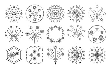 Bakery Sweets and Dessert Icon Set Line Art Design for Pastry Shop Coloring Pages