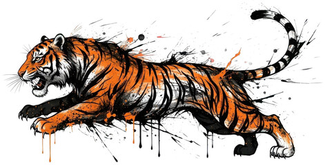 Tiger png Bengal cutout Feline png Striped cutout Wildcat png Panther png Jungle cutout Big Cat png Predator png Animal cutout Beast png Carnivore png