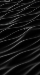 Fototapeta premium Abstract dark surface with flowing wavy lines and subtle light gradients.