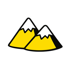 mountains sticker vector on a white background
Colored vector sticker on a white background