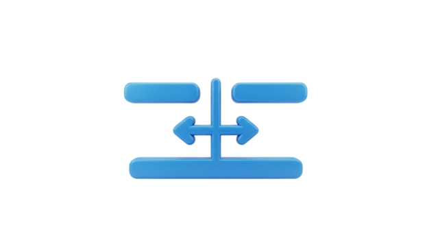 Blue flowchart icon isolated on transparent background - Powered by Adobe