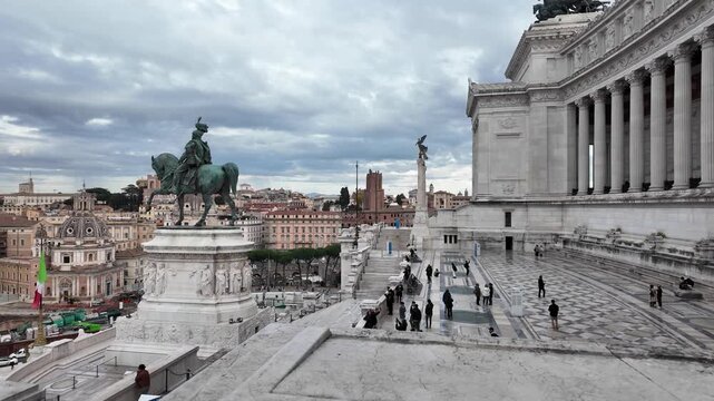 Altare della Patria in Rome Vittoriano Altar of the Fatherland