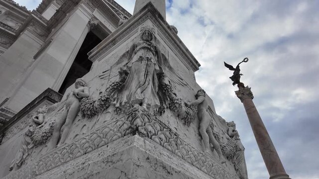 Grand Vittoriano Monument in Rome, Italy