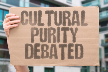 "Cultural Purity Debated" Homogeneous identity faces modern scrutiny. HOMOGENEOUS. IDENTITY. FACES. MODERN. SCRUTINY.