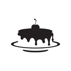 Cake collection flora design vector art.