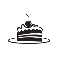 Cake collection flora design vector art.
