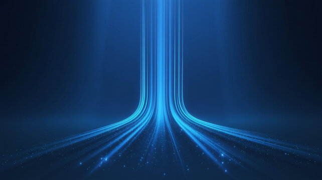 3D High Speed Light Trails. Digital Flow Vector Background. Big Data Technology Lines Fast Wireless Data Transmission. Information in Virtual Reality. 6g Vector Illustration. Artificial neural network - Powered by Adobe