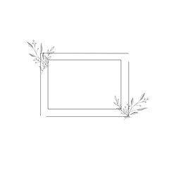 Botanical-style frame.