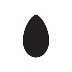 Egg icon collection flora design vector art.