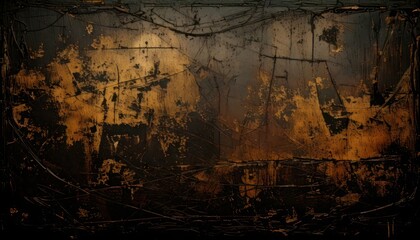Abstract Grunge Texture - A Symphony of Rust, Decay, and Industrial Grit.