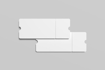 Ticket Blank Mockup