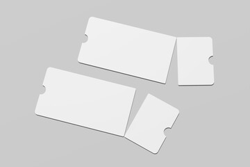 Ticket Blank Mockup