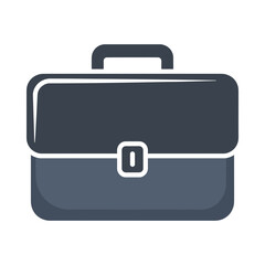 Professional Business Briefcase Icon for Office and Work