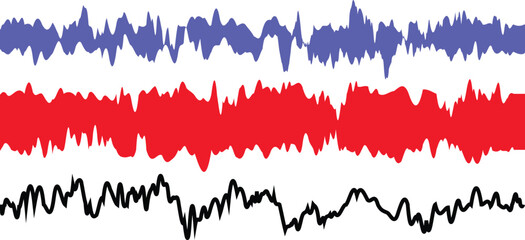 Abstract Flowing Blue Wave Background for Modern Business Presentation and Corporate Design