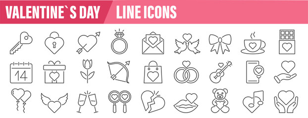 Valentines Day Icon Set
