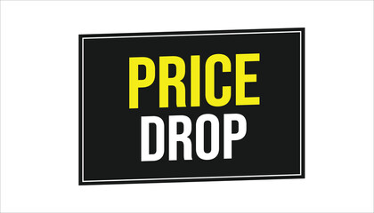 price drop sale banner