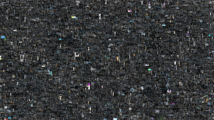 Complex abstract technical network background with intricate dark geometric patterns