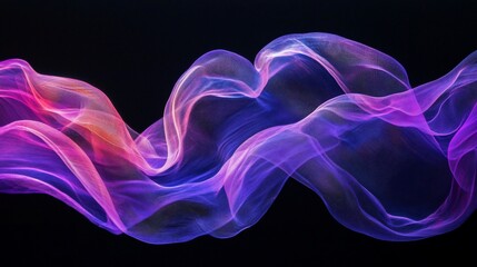 Fototapeta premium Abstract flowing mesh with vivid colors