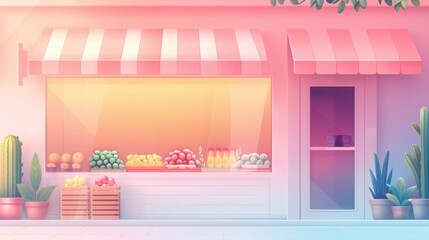 Digital Marketplace Background Clean Gradient 