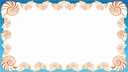 Beach themed poster background