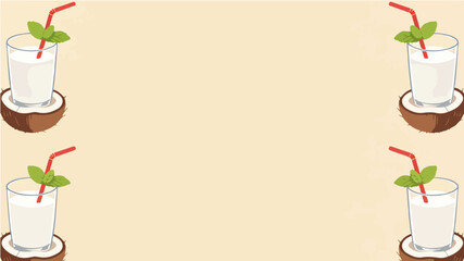 Beach themed poster background