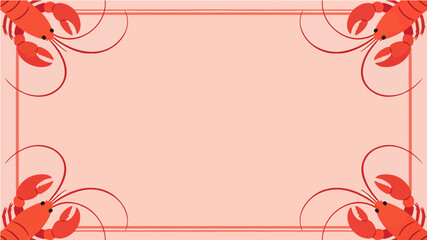 Beach themed poster background