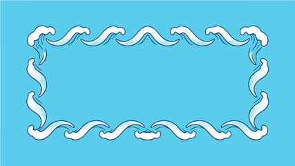 Beach themed poster background