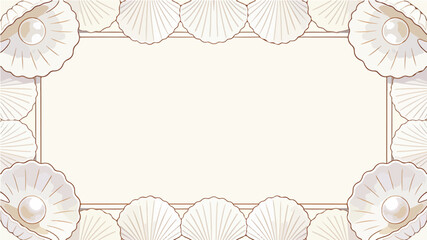 Beach themed poster background