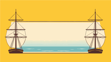 Beach themed poster background