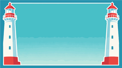 Beach themed poster background