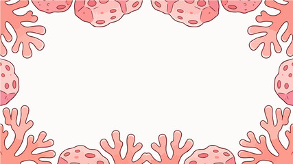 Beach themed poster background