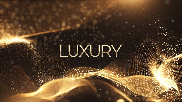 Luxury Titles Gold Text Intro