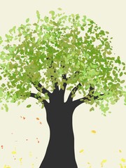 tree with green leaves