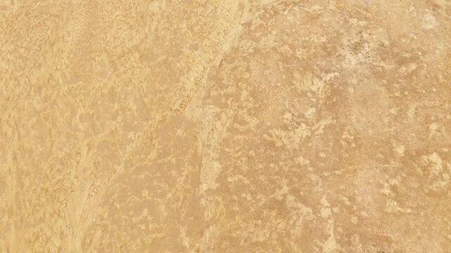 Aerial View of Golden Earth Texture with Natural Abstract Patterns