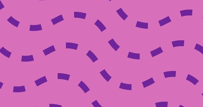Abstract seamless pop art wave pattern created with lines. High resolution, pink and purple.