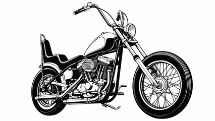 Fototapeta premium motorcycle vector illustration