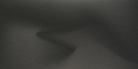 Dark gray black grainy background noise texture monochrome gradient for web banner header poster backdrop design