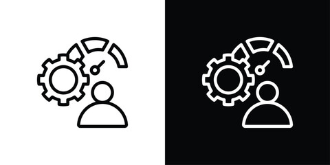 Performance Icon Sheet Black And White