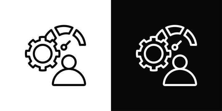 Performance Icon Sheet Black And White