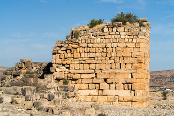 November 2, 2025 &ndash; Thignica archaeological site, Tunisia: View of the ancient Roman city of Thignica