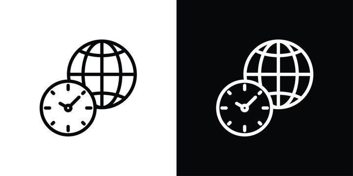 Internet Icon Sheet Black And White