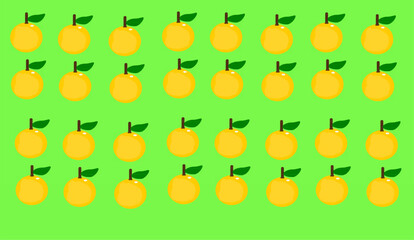 Lemon fruit background icon in flat vector style with fresh yellow color. Simple and clean citrus illustration suitable for food, beverage, health, and summer design themes