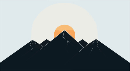 mountain landscape in the mountains