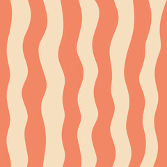 Tło do projekt&oacute;w. Kolorowe abstrakcyjne pasy. Jasny deseń. Ilustracja wektorowa.