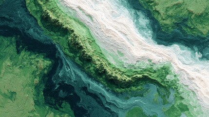 abstract background of green marble