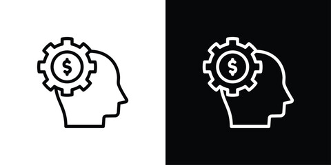 Head Icon Sheet Black And White