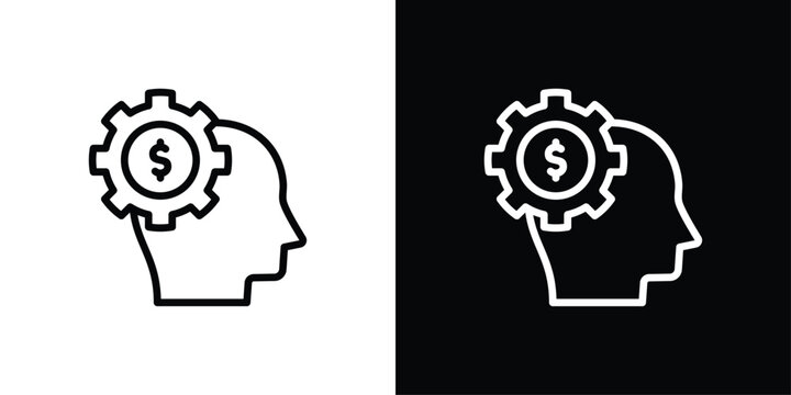 Head Icon Sheet Black And White